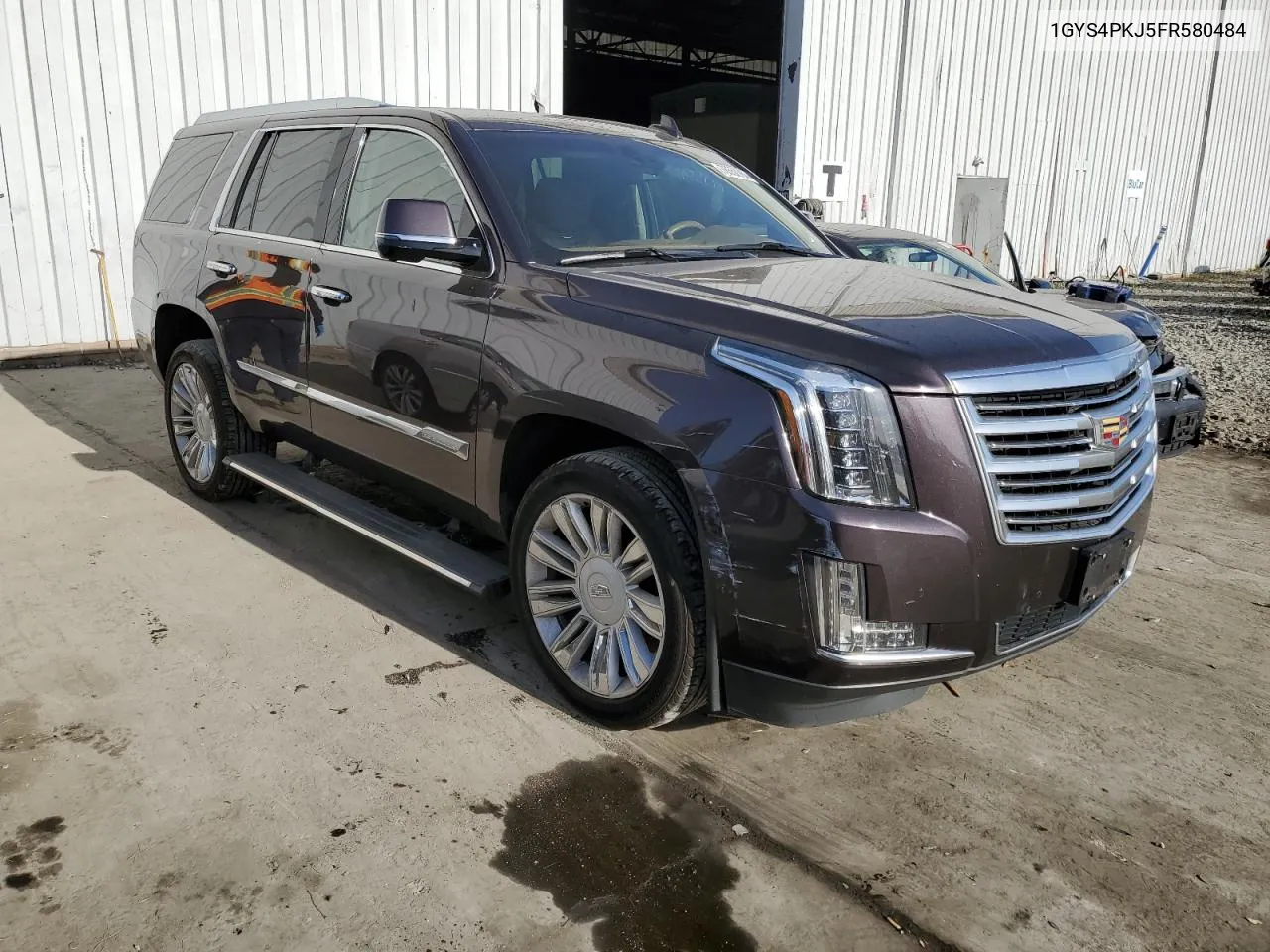 2015 Cadillac Escalade Platinum VIN: 1GYS4PKJ5FR580484 Lot: 78552984