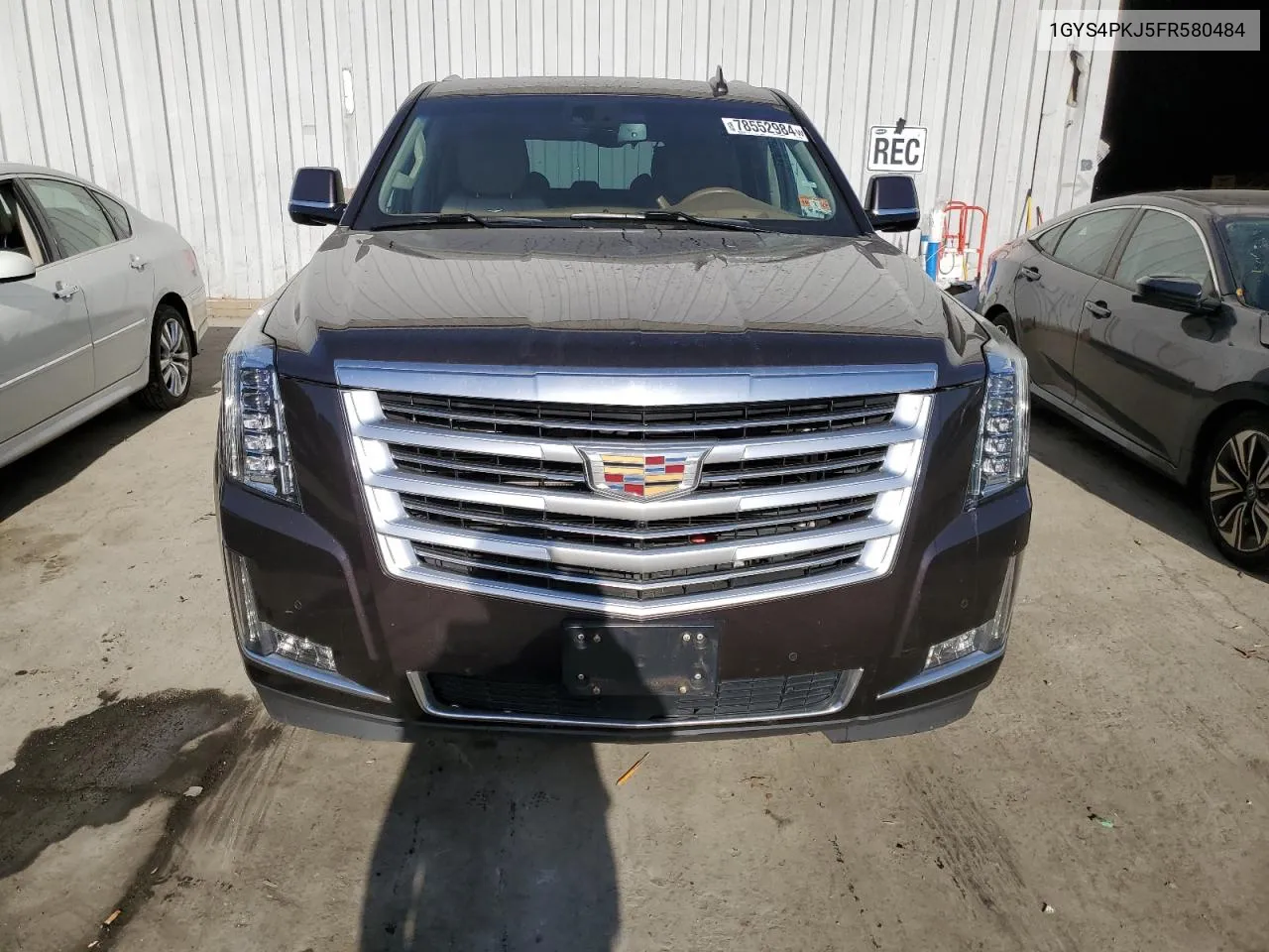 2015 Cadillac Escalade Platinum VIN: 1GYS4PKJ5FR580484 Lot: 78552984