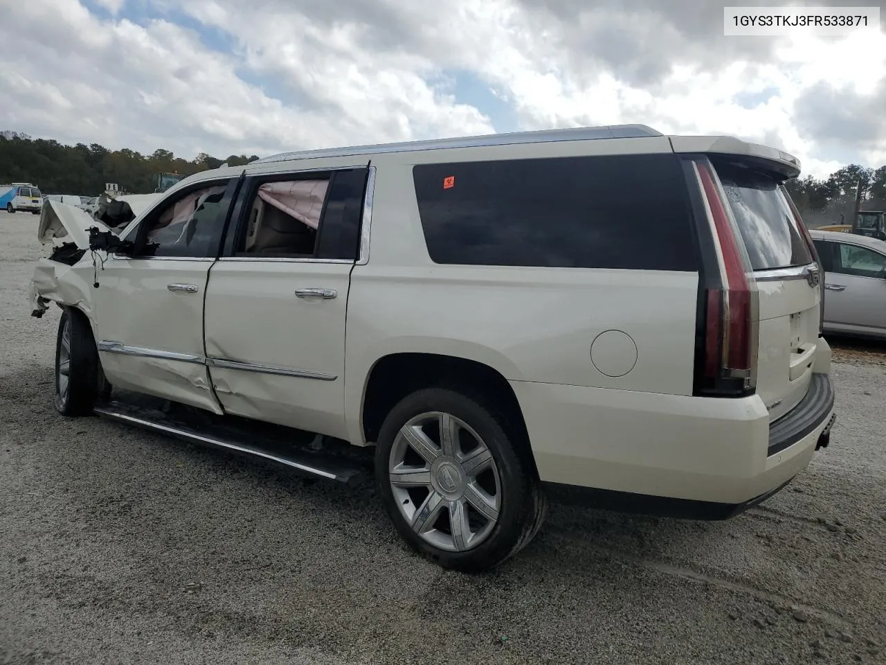 2015 Cadillac Escalade Esv Premium VIN: 1GYS3TKJ3FR533871 Lot: 79295624