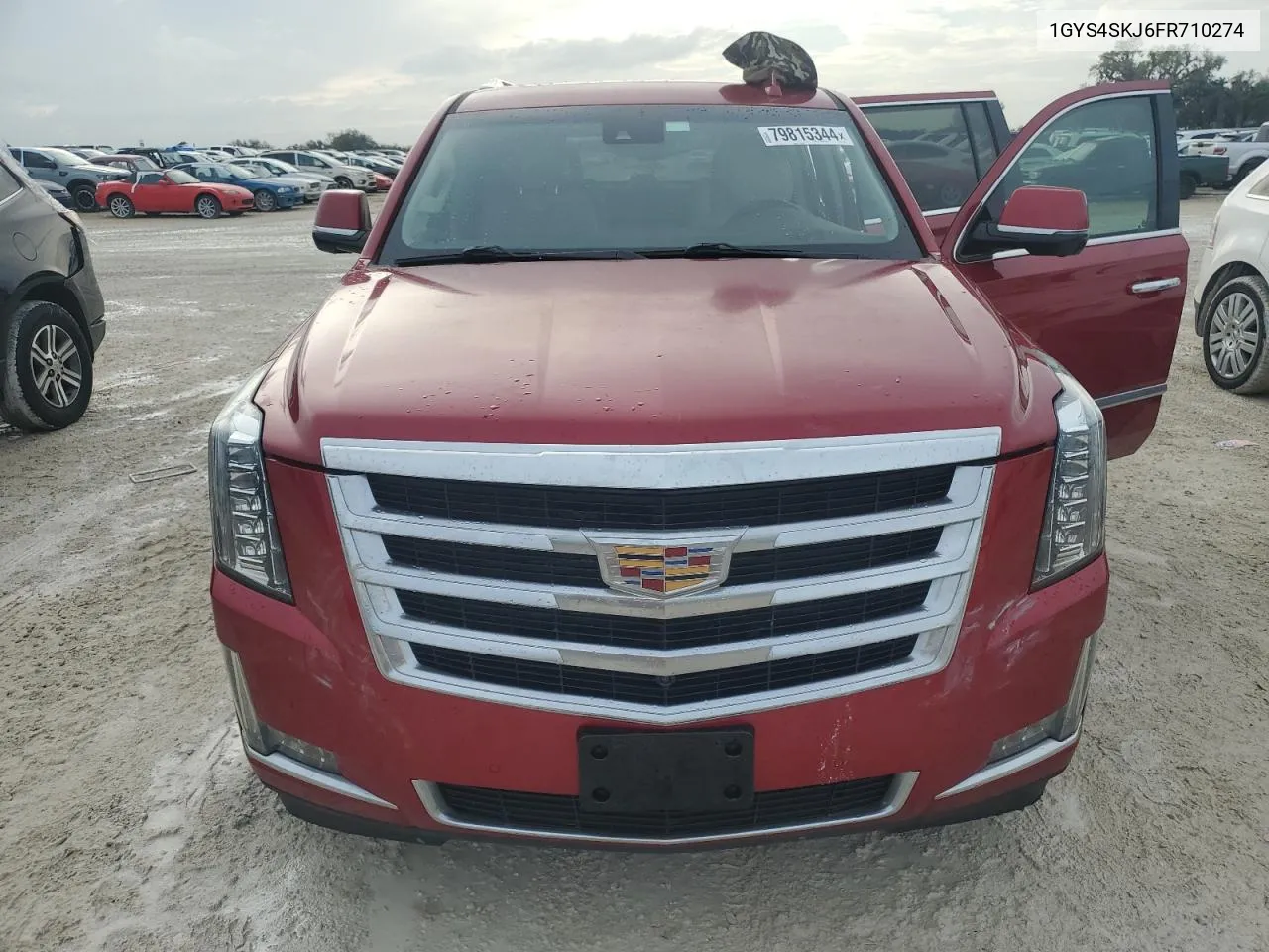 2015 Cadillac Escalade Esv Luxury VIN: 1GYS4SKJ6FR710274 Lot: 79815344