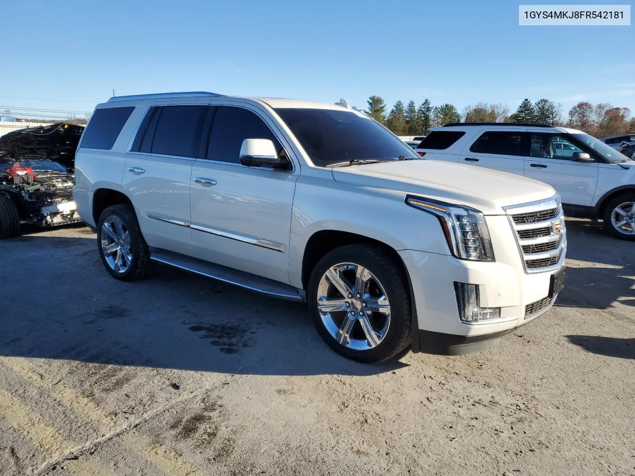 2015 Cadillac Escalade Luxury VIN: 1GYS4MKJ8FR542181 Lot: 80780834