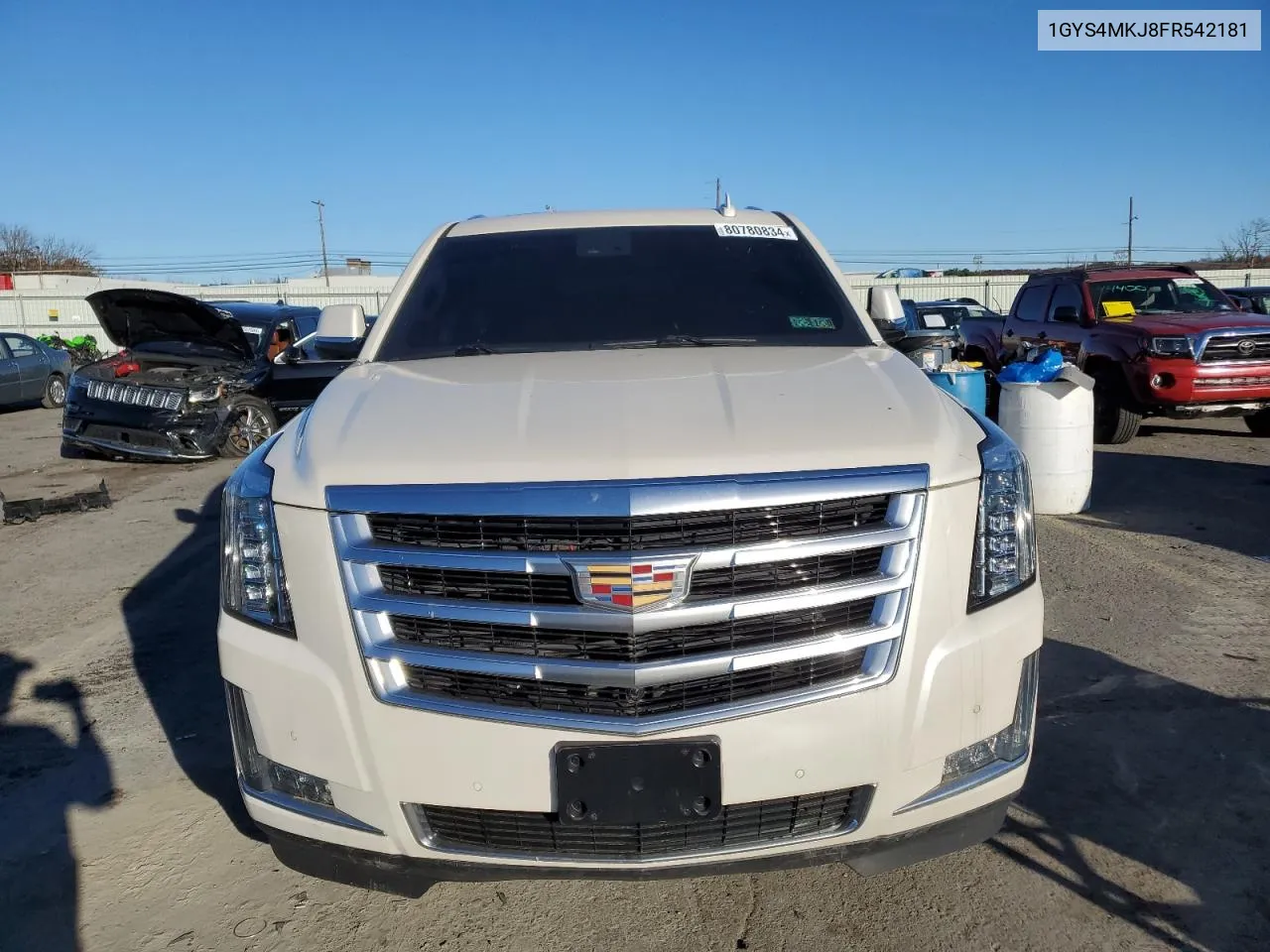 2015 Cadillac Escalade Luxury VIN: 1GYS4MKJ8FR542181 Lot: 80780834