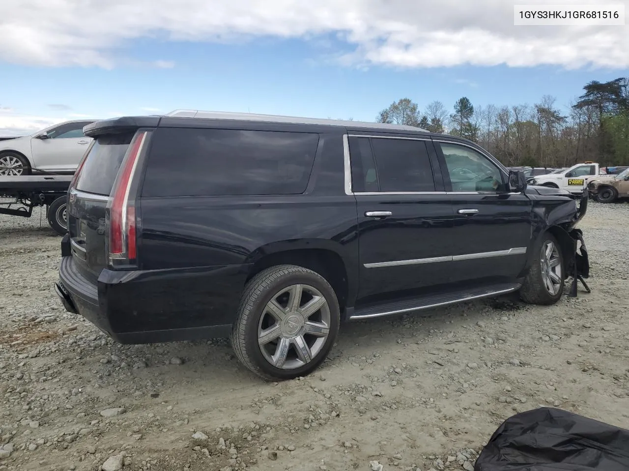 1GYS3HKJ1GR681516 2016 Cadillac Escalade Esv Luxury