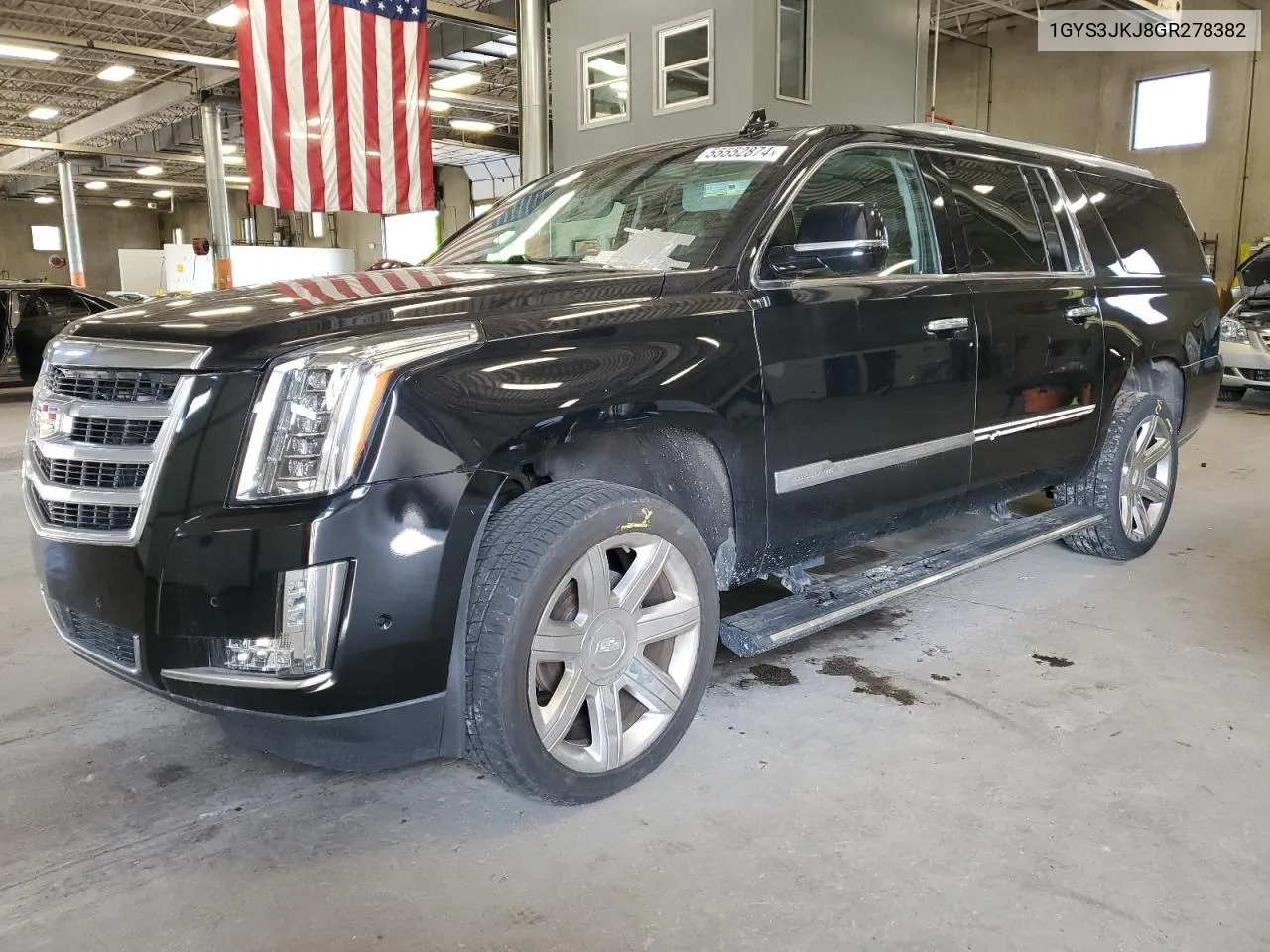 1GYS3JKJ8GR278382 2016 Cadillac Escalade Esv Premium