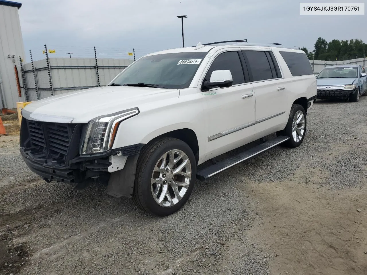 1GYS4JKJ3GR170751 2016 Cadillac Escalade Esv Premium