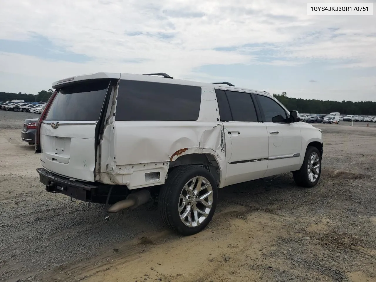 2016 Cadillac Escalade Esv Premium VIN: 1GYS4JKJ3GR170751 Lot: 66615374