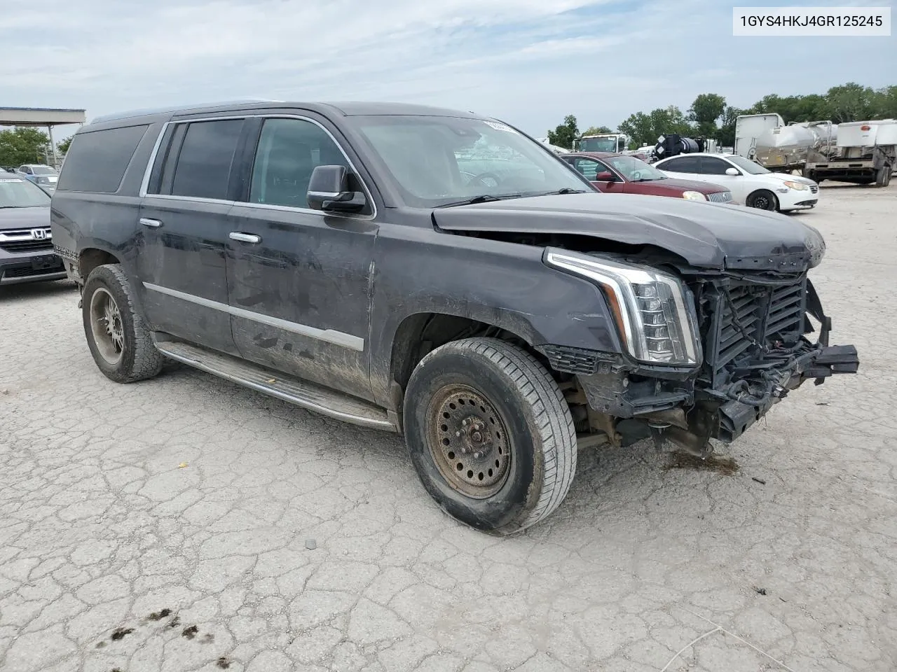 2016 Cadillac Escalade Esv Luxury VIN: 1GYS4HKJ4GR125245 Lot: 68504734