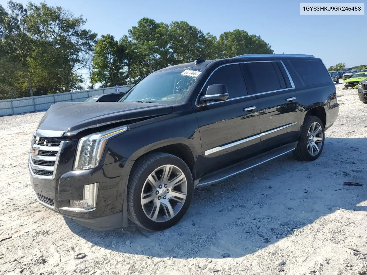 2016 Cadillac Escalade Esv Luxury VIN: 1GYS3HKJ9GR246453 Lot: 68714694