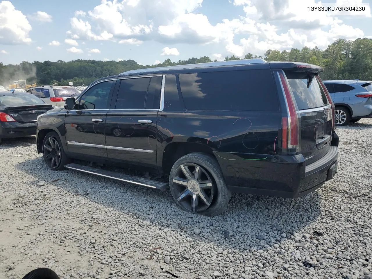 1GYS3JKJ7GR304230 2016 Cadillac Escalade Esv Premium