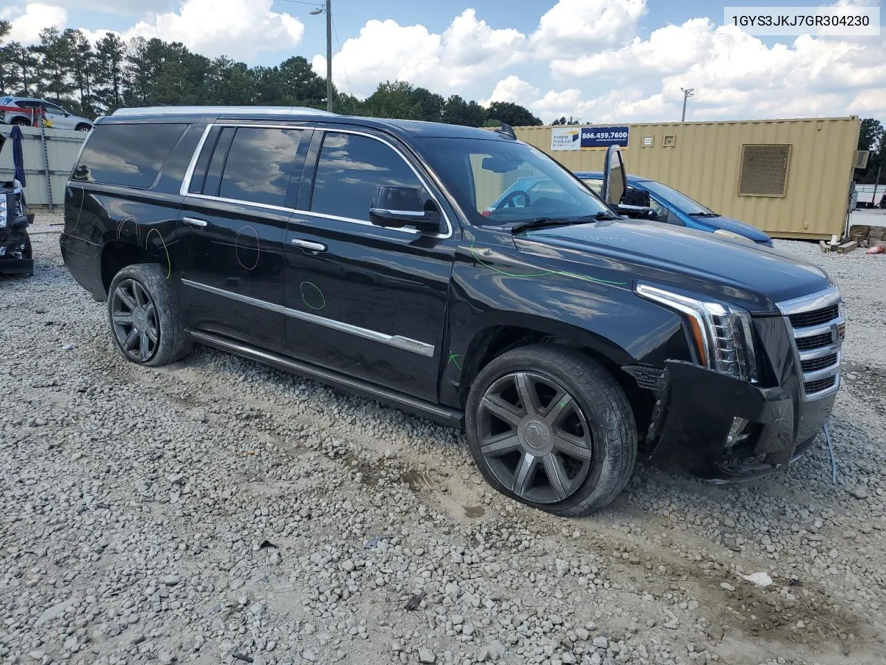 1GYS3JKJ7GR304230 2016 Cadillac Escalade Esv Premium