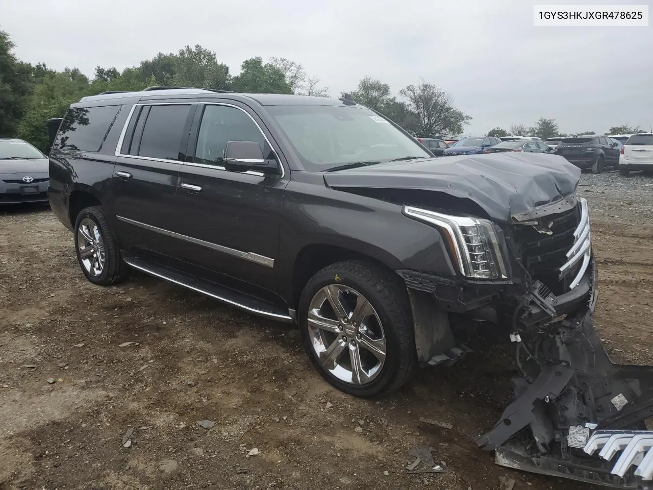 1GYS3HKJXGR478625 2016 Cadillac Escalade Esv Luxury