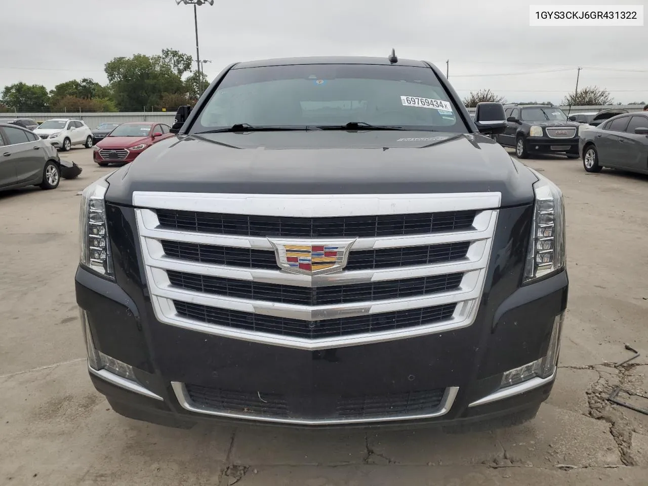 2016 Cadillac Escalade Premium VIN: 1GYS3CKJ6GR431322 Lot: 69769434