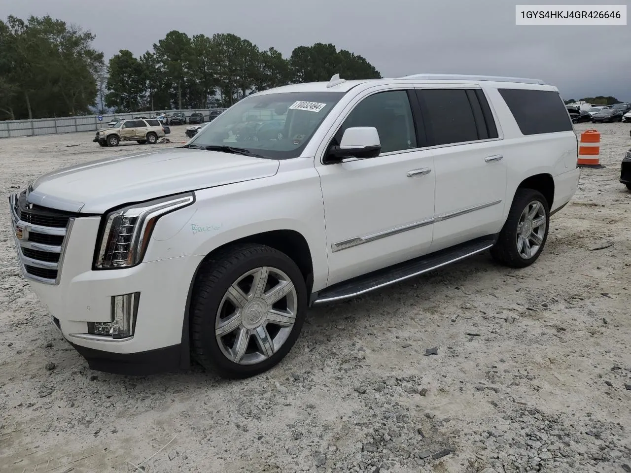 2016 Cadillac Escalade Esv Luxury VIN: 1GYS4HKJ4GR426646 Lot: 70032494