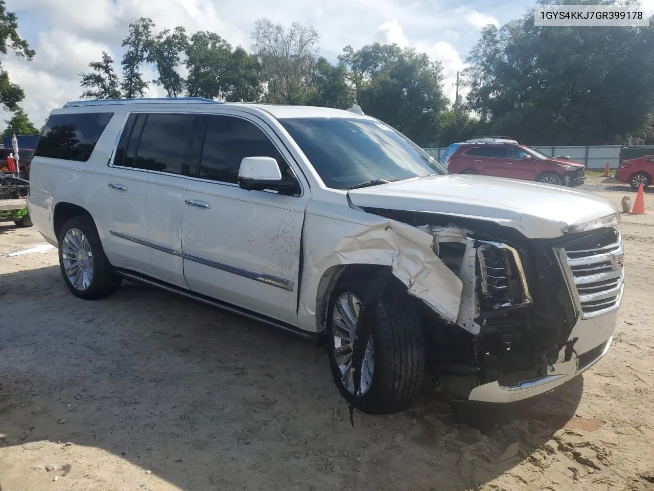 1GYS4KKJ7GR399178 2016 Cadillac Escalade Esv Platinum