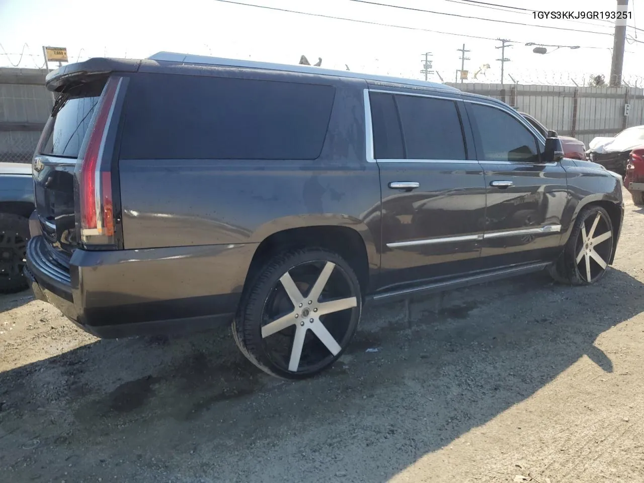 2016 Cadillac Escalade Esv Platinum VIN: 1GYS3KKJ9GR193251 Lot: 70849624