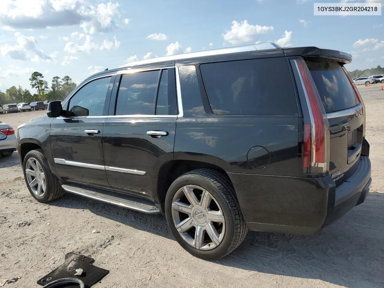 2016 Cadillac Escalade Luxury VIN: 1GYS3BKJ2GR204218 Lot: 71491184