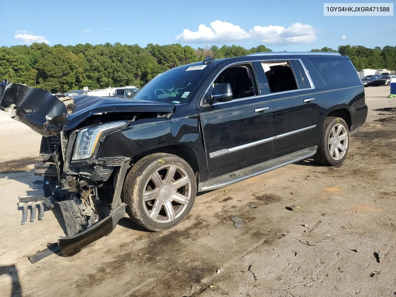 1GYS4HKJXGR471588 2016 Cadillac Escalade Esv Luxury