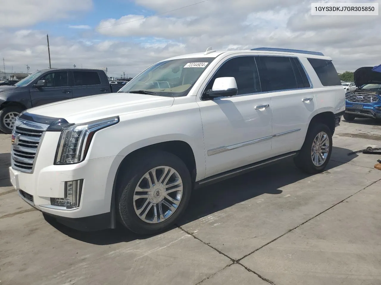 2016 Cadillac Escalade Platinum VIN: 1GYS3DKJ7GR305850 Lot: 72244924