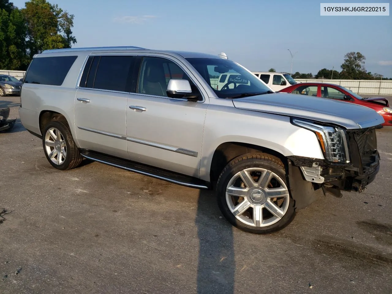 2016 Cadillac Escalade Esv Luxury VIN: 1GYS3HKJ6GR220215 Lot: 72520494