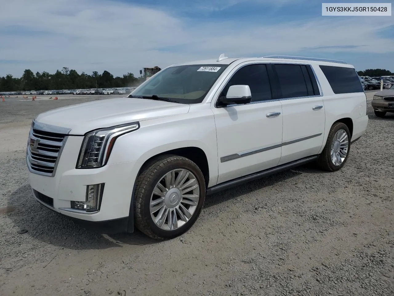 2016 Cadillac Escalade Esv Platinum VIN: 1GYS3KKJ5GR150428 Lot: 73911884