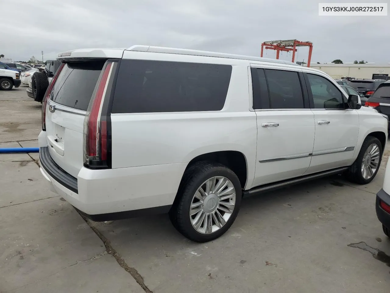 2016 Cadillac Escalade Esv Platinum VIN: 1GYS3KKJ0GR272517 Lot: 74091044