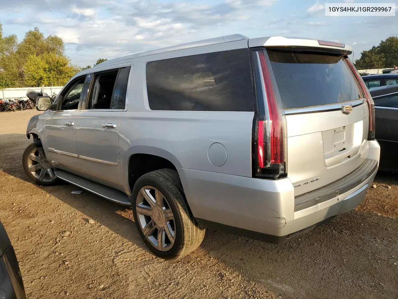 2016 Cadillac Escalade Esv Luxury VIN: 1GYS4HKJ1GR299967 Lot: 74109704