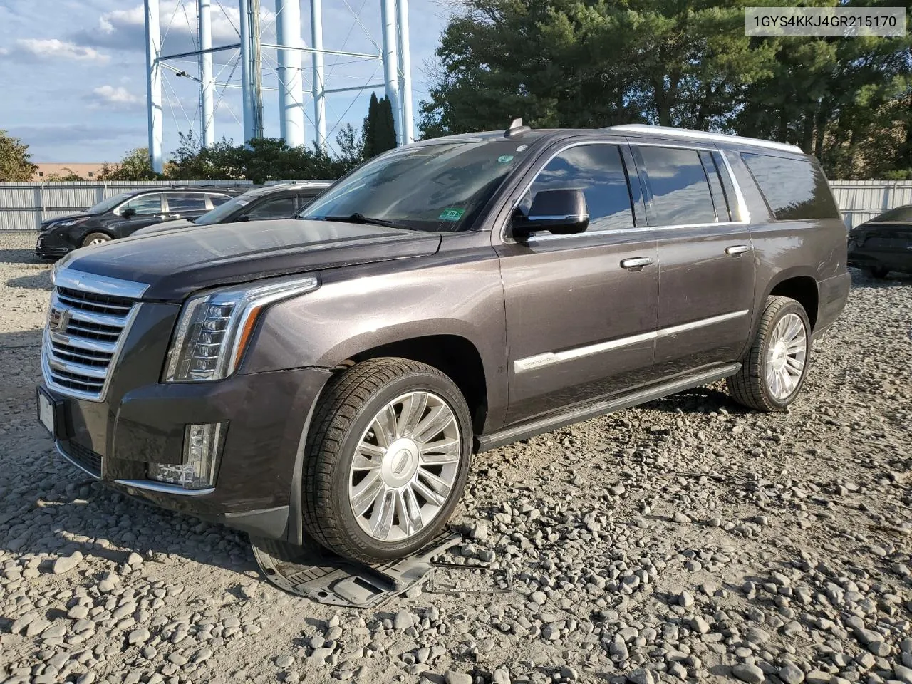 2016 Cadillac Escalade Esv Platinum VIN: 1GYS4KKJ4GR215170 Lot: 74111564