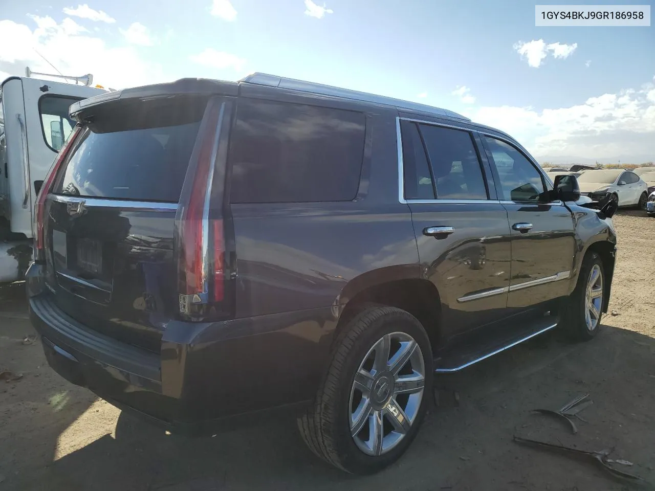 2016 Cadillac Escalade Luxury VIN: 1GYS4BKJ9GR186958 Lot: 78062484