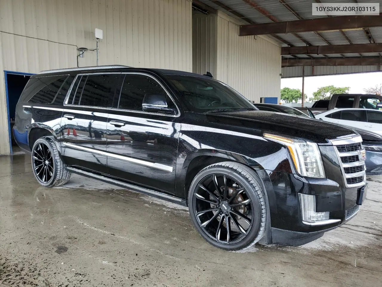 2016 Cadillac Escalade Esv Platinum VIN: 1GYS3KKJ2GR103115 Lot: 78200004