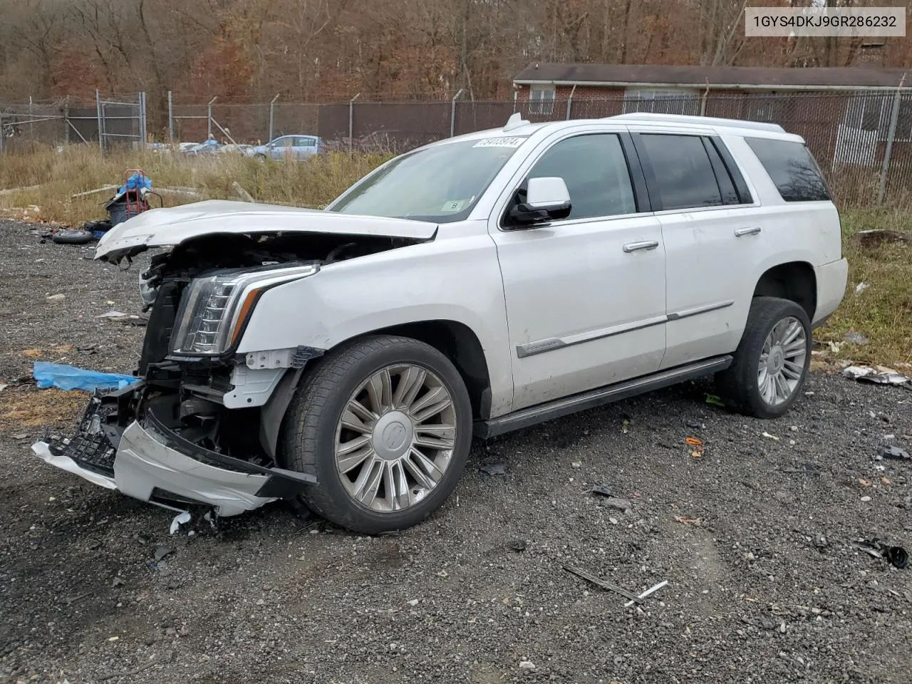 2016 Cadillac Escalade Platinum VIN: 1GYS4DKJ9GR286232 Lot: 78413974