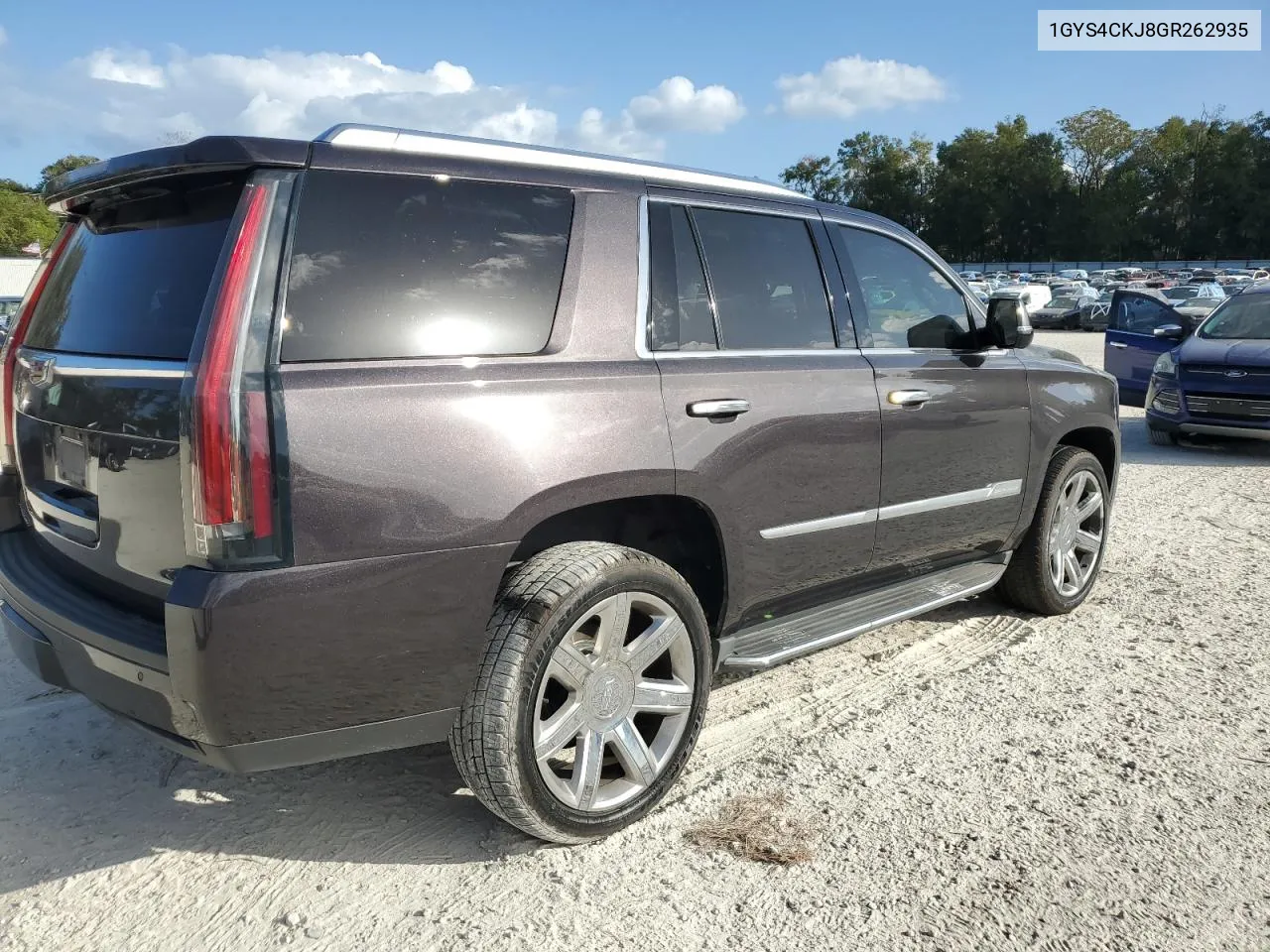 2016 Cadillac Escalade Premium VIN: 1GYS4CKJ8GR262935 Lot: 78841804