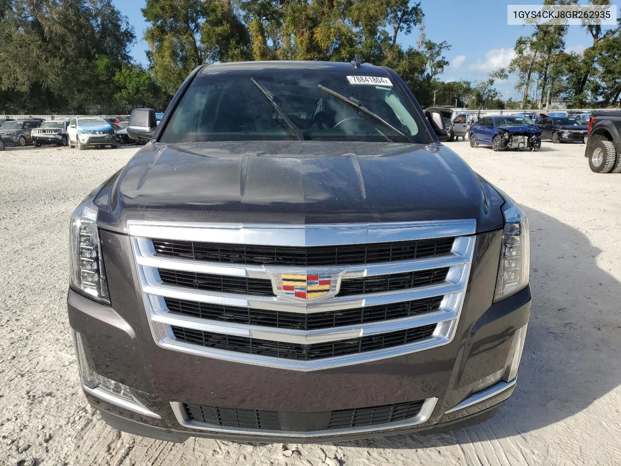 2016 Cadillac Escalade Premium VIN: 1GYS4CKJ8GR262935 Lot: 78841804