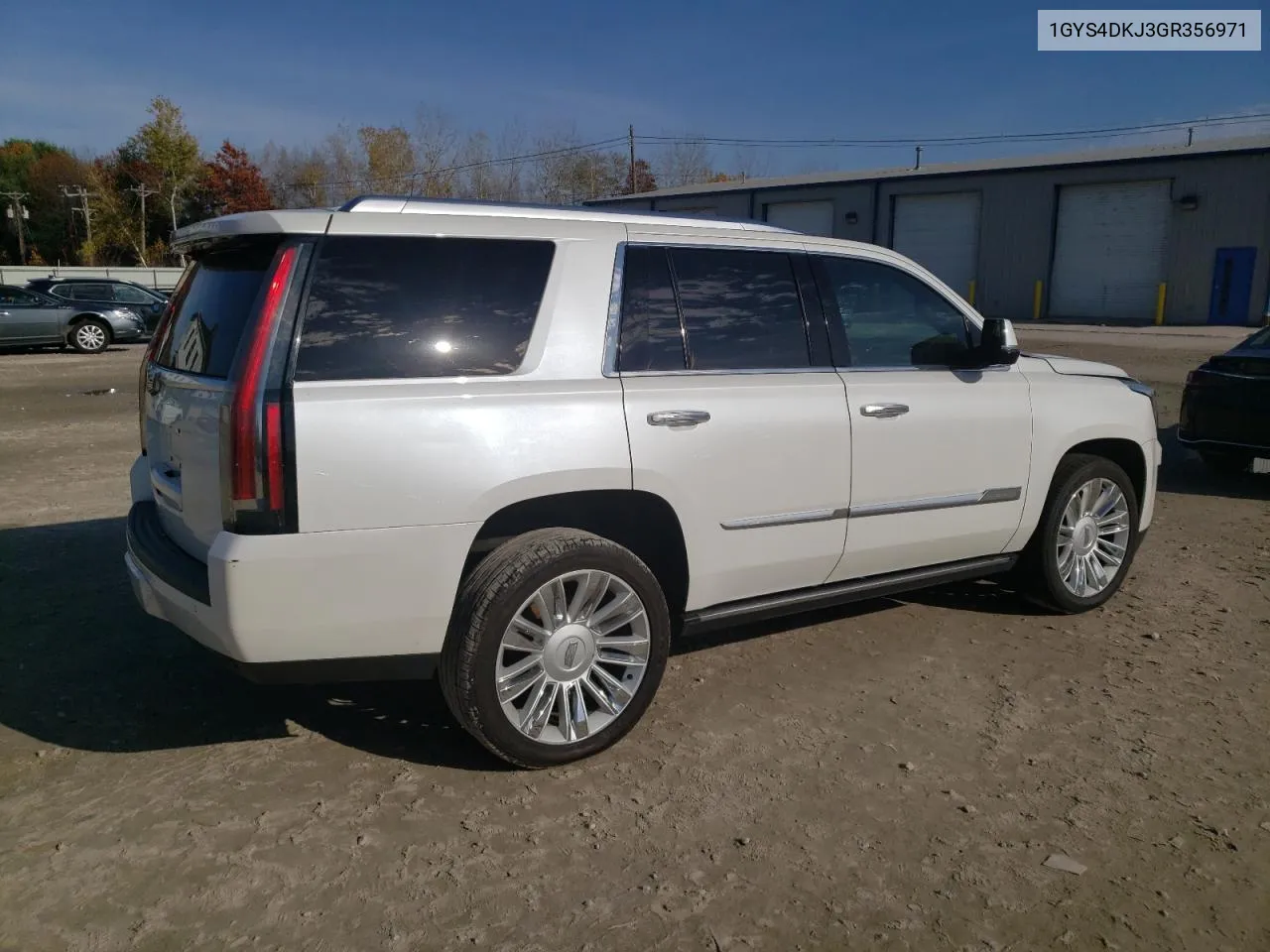 2016 Cadillac Escalade Platinum VIN: 1GYS4DKJ3GR356971 Lot: 78853214