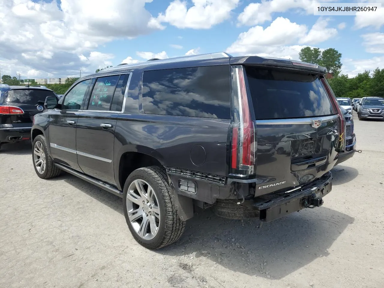 1GYS4JKJ8HR260947 2017 Cadillac Escalade Esv Premium Luxury