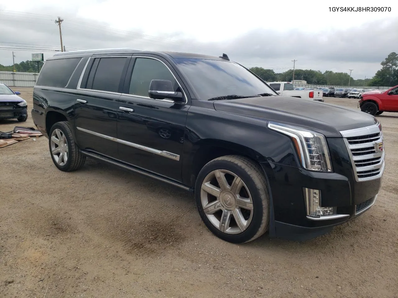 1GYS4KKJ8HR309070 2017 Cadillac Escalade Esv Platinum