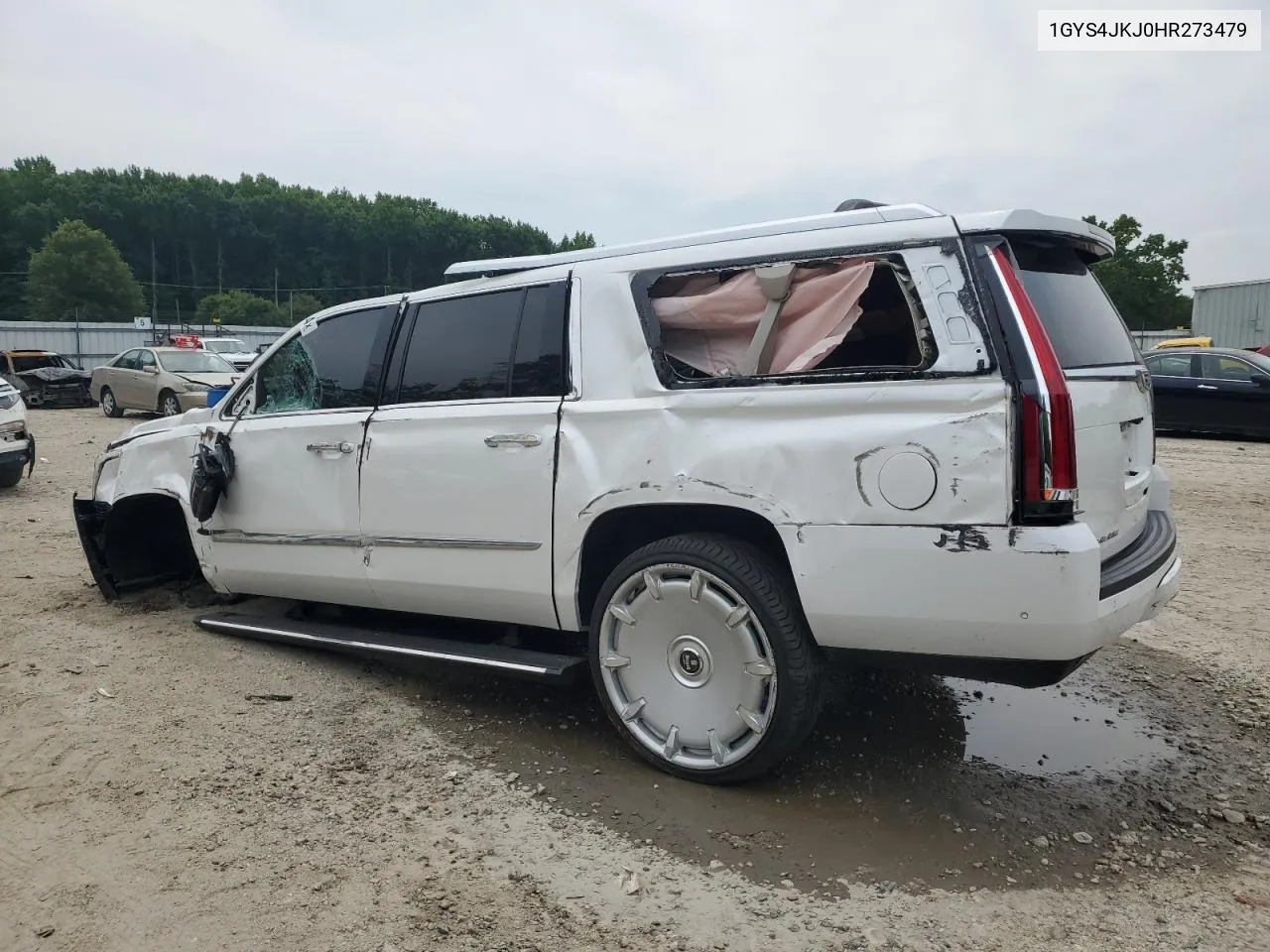 2017 Cadillac Escalade Esv Premium Luxury VIN: 1GYS4JKJ0HR273479 Lot: 61221114