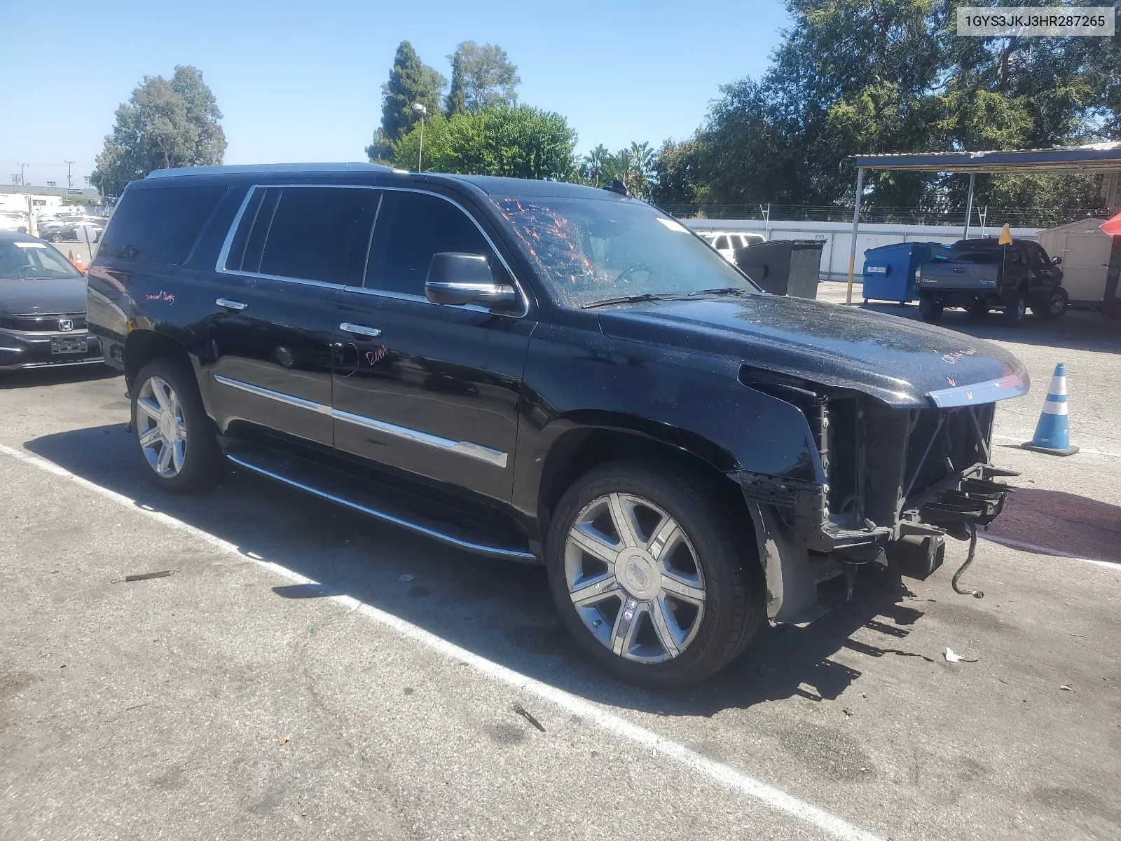 2017 Cadillac Escalade Esv Premium Luxury VIN: 1GYS3JKJ3HR287265 Lot: 64793494