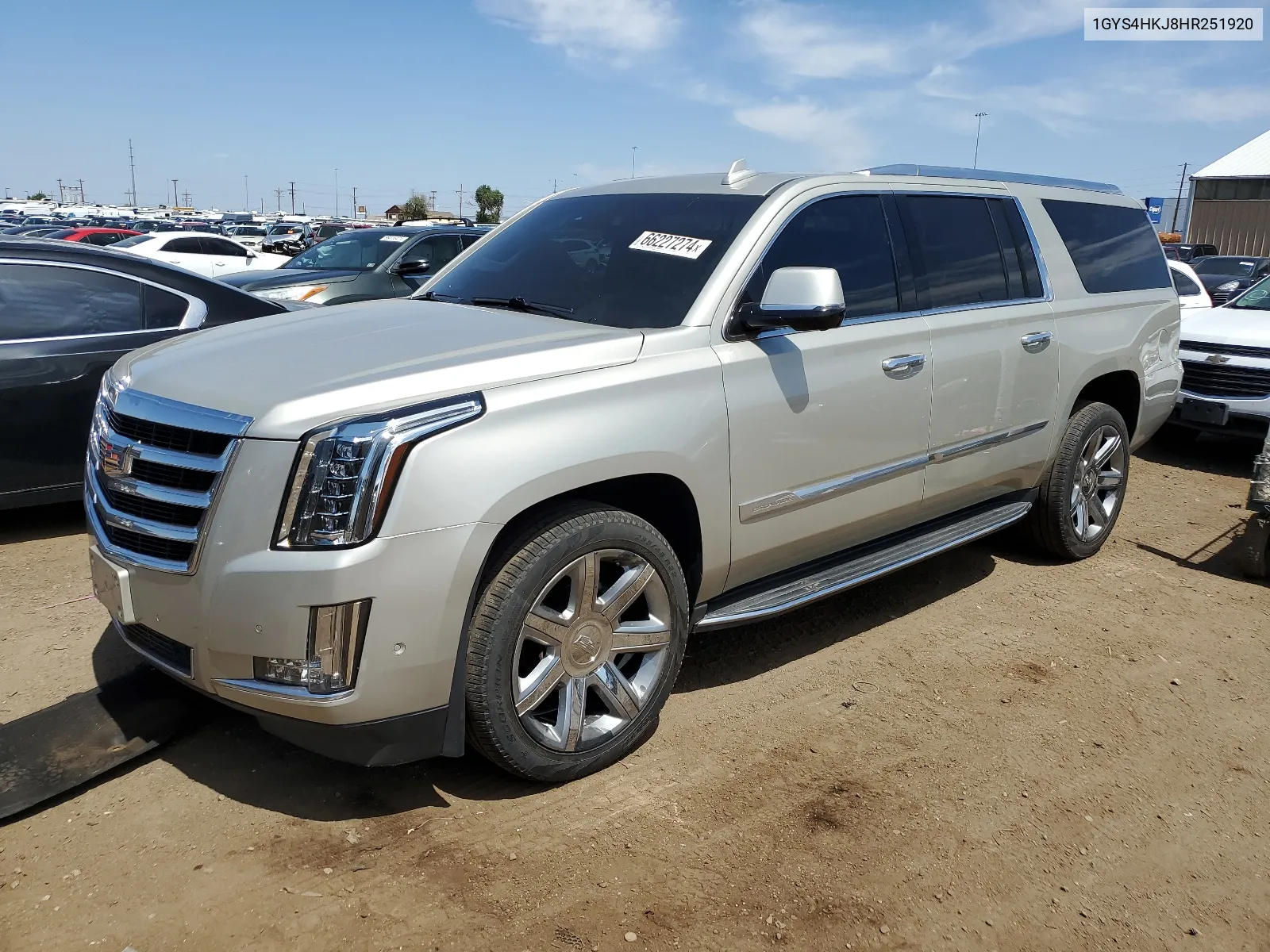 1GYS4HKJ8HR251920 2017 Cadillac Escalade Esv Luxury