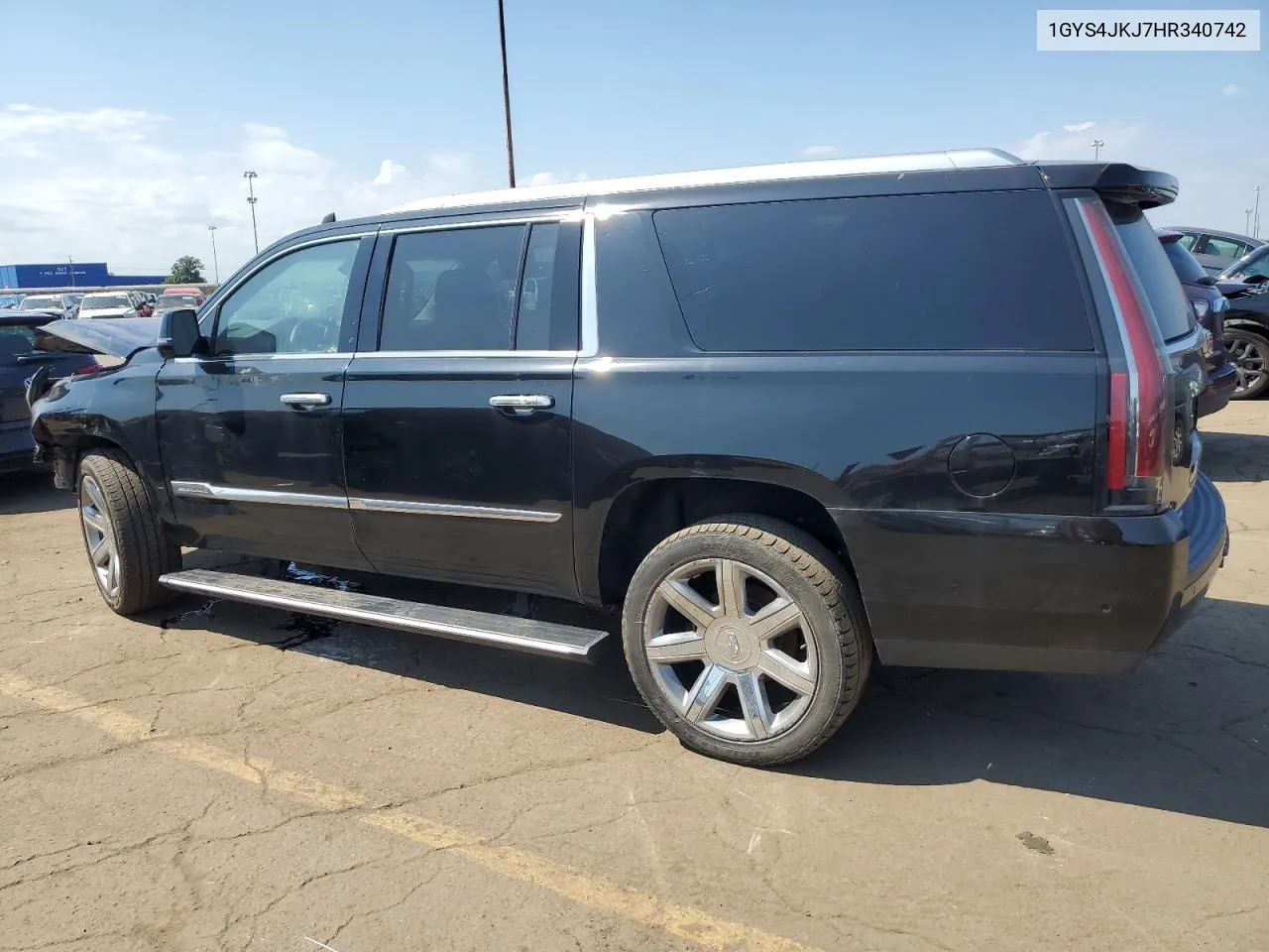 1GYS4JKJ7HR340742 2017 Cadillac Escalade Esv Premium Luxury