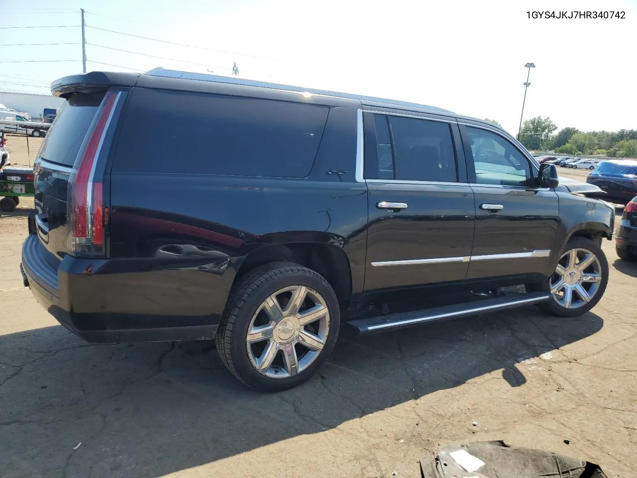 1GYS4JKJ7HR340742 2017 Cadillac Escalade Esv Premium Luxury