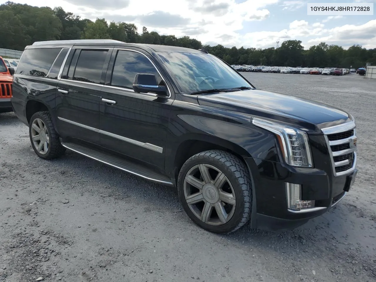 1GYS4HKJ8HR172828 2017 Cadillac Escalade Esv Luxury