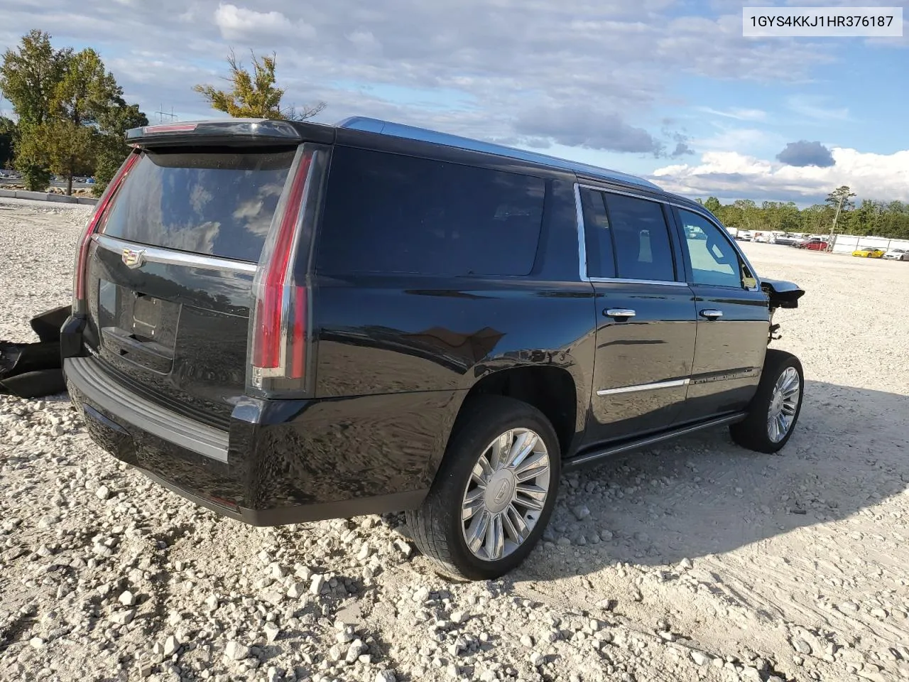 2017 Cadillac Escalade Esv Platinum VIN: 1GYS4KKJ1HR376187 Lot: 72525884