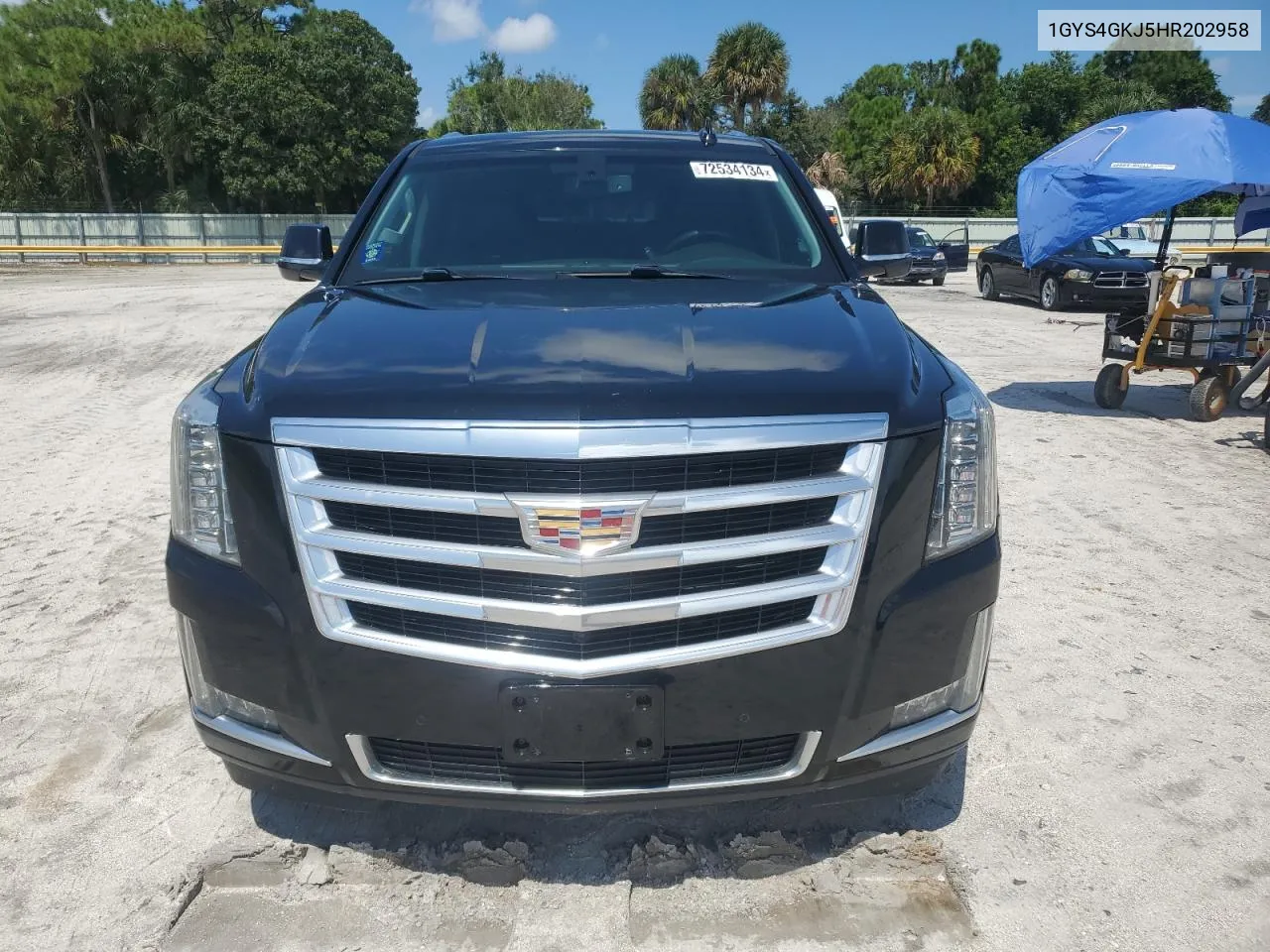 2017 Cadillac Escalade Esv VIN: 1GYS4GKJ5HR202958 Lot: 72534134