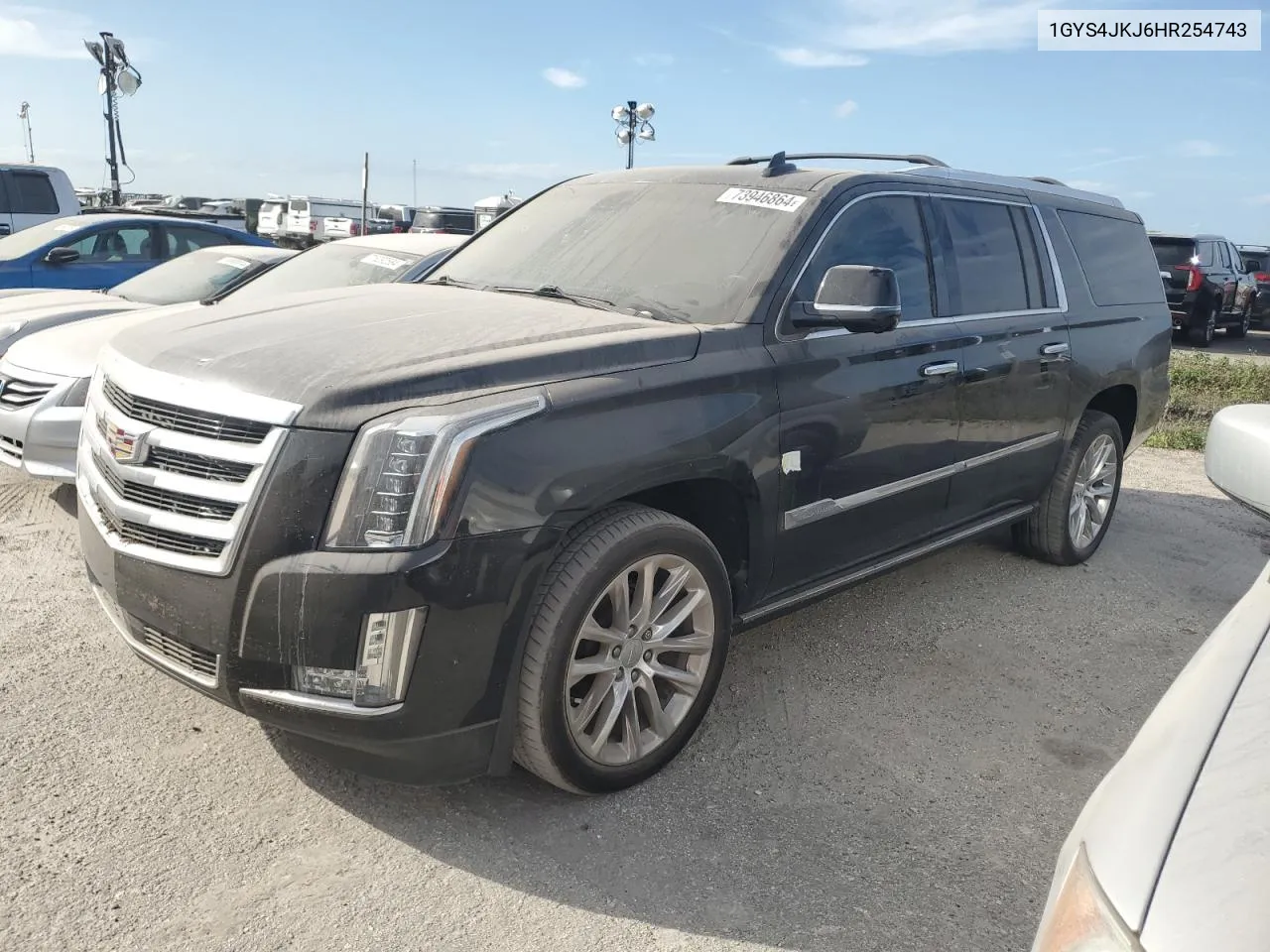 2017 Cadillac Escalade Esv Premium Luxury VIN: 1GYS4JKJ6HR254743 Lot: 73946864