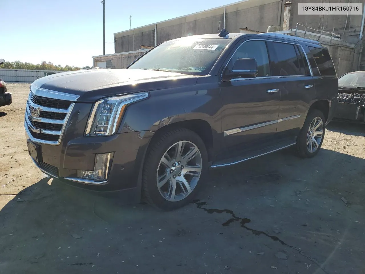 2017 Cadillac Escalade Luxury VIN: 1GYS4BKJ1HR150716 Lot: 74249044