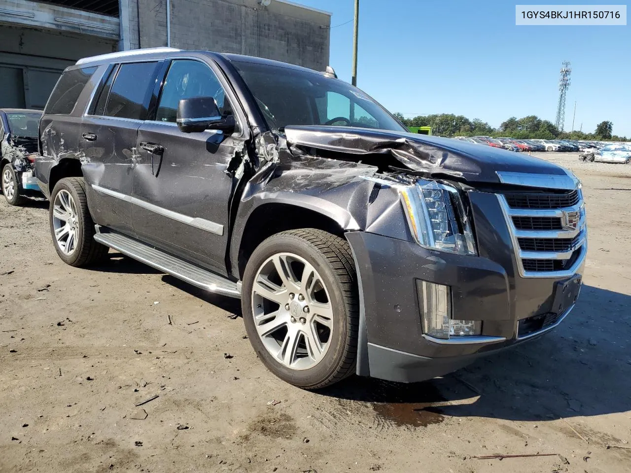 2017 Cadillac Escalade Luxury VIN: 1GYS4BKJ1HR150716 Lot: 74249044