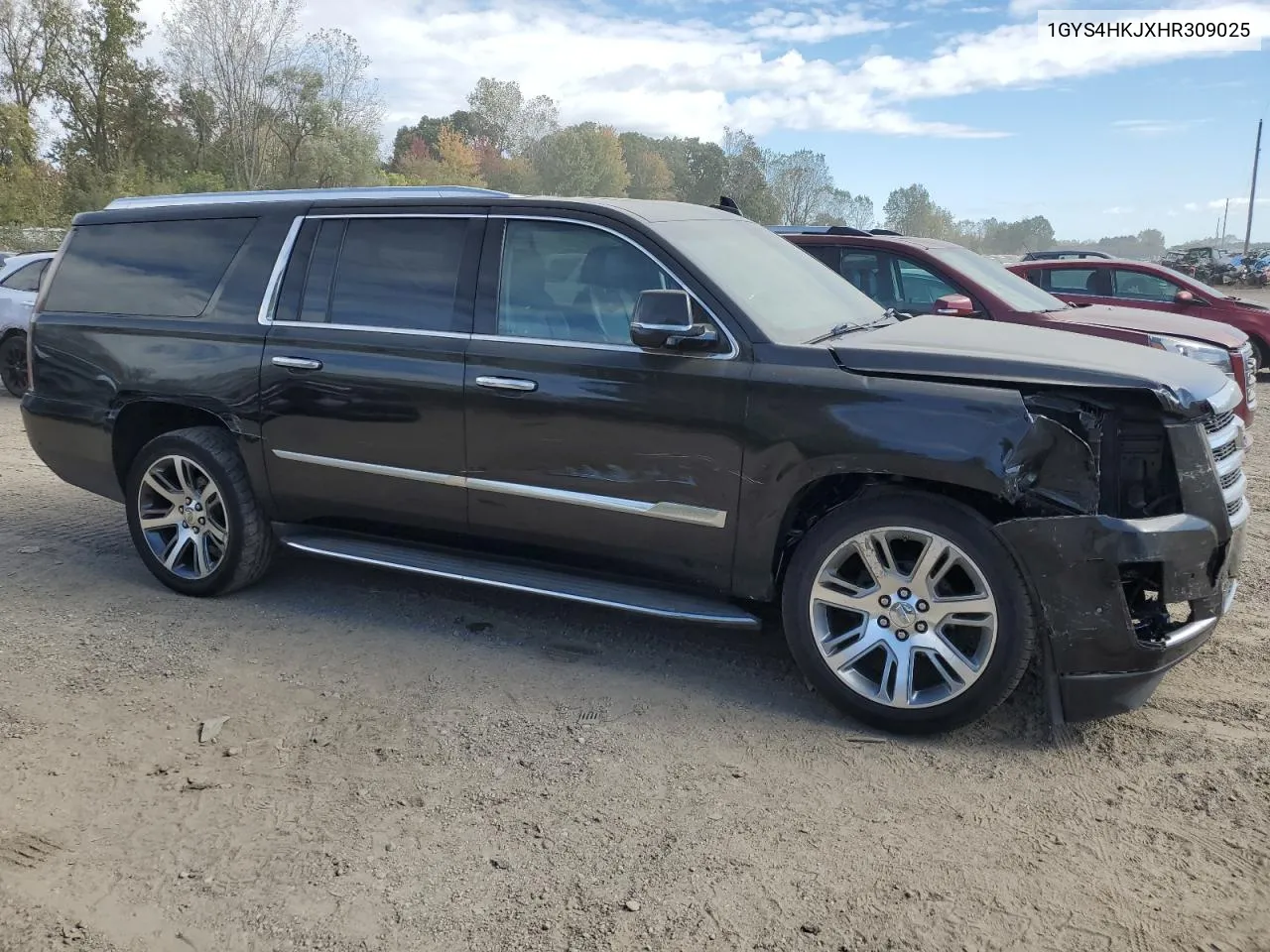 2017 Cadillac Escalade Esv Luxury VIN: 1GYS4HKJXHR309025 Lot: 74893294