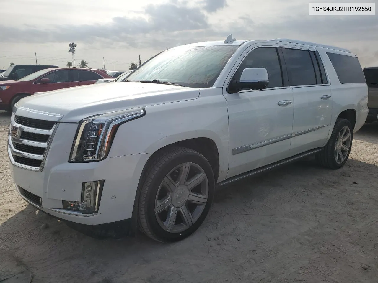 1GYS4JKJ2HR192550 2017 Cadillac Escalade Esv Premium Luxury