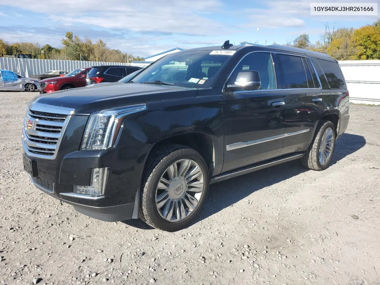 2017 Cadillac Escalade Platinum VIN: 1GYS4DKJ3HR261666 Lot: 75212164