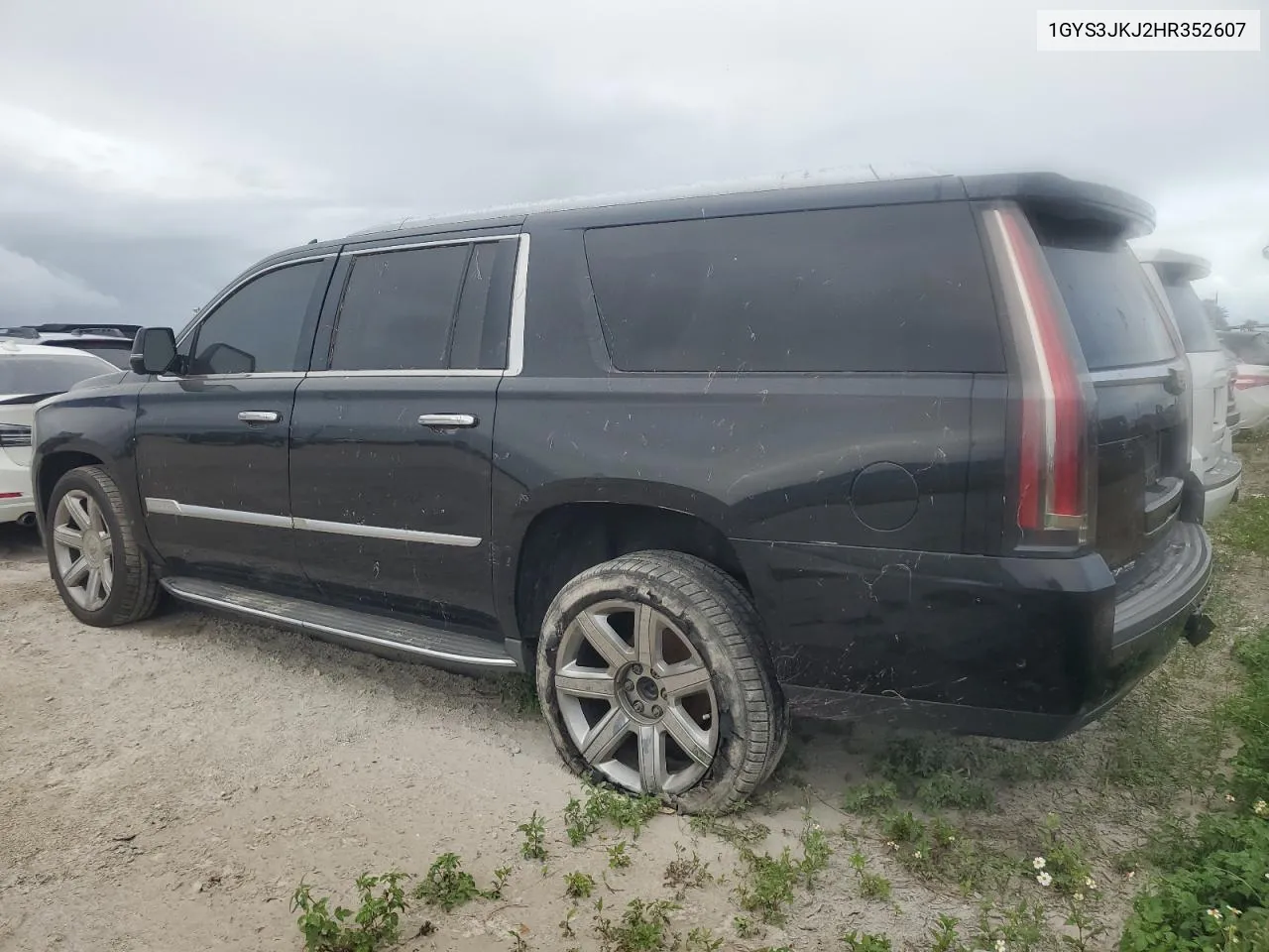 2017 Cadillac Escalade Esv Premium Luxury VIN: 1GYS3JKJ2HR352607 Lot: 76416344